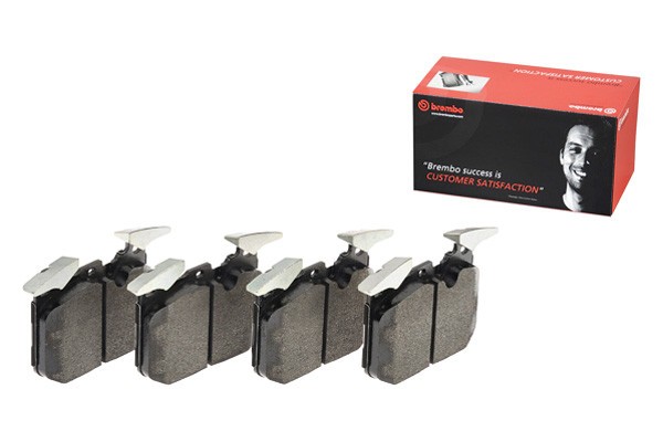 For BMW i8 2014-2020 Brembo P06088 Premium Low-Met Equivalent Front Brake Pads