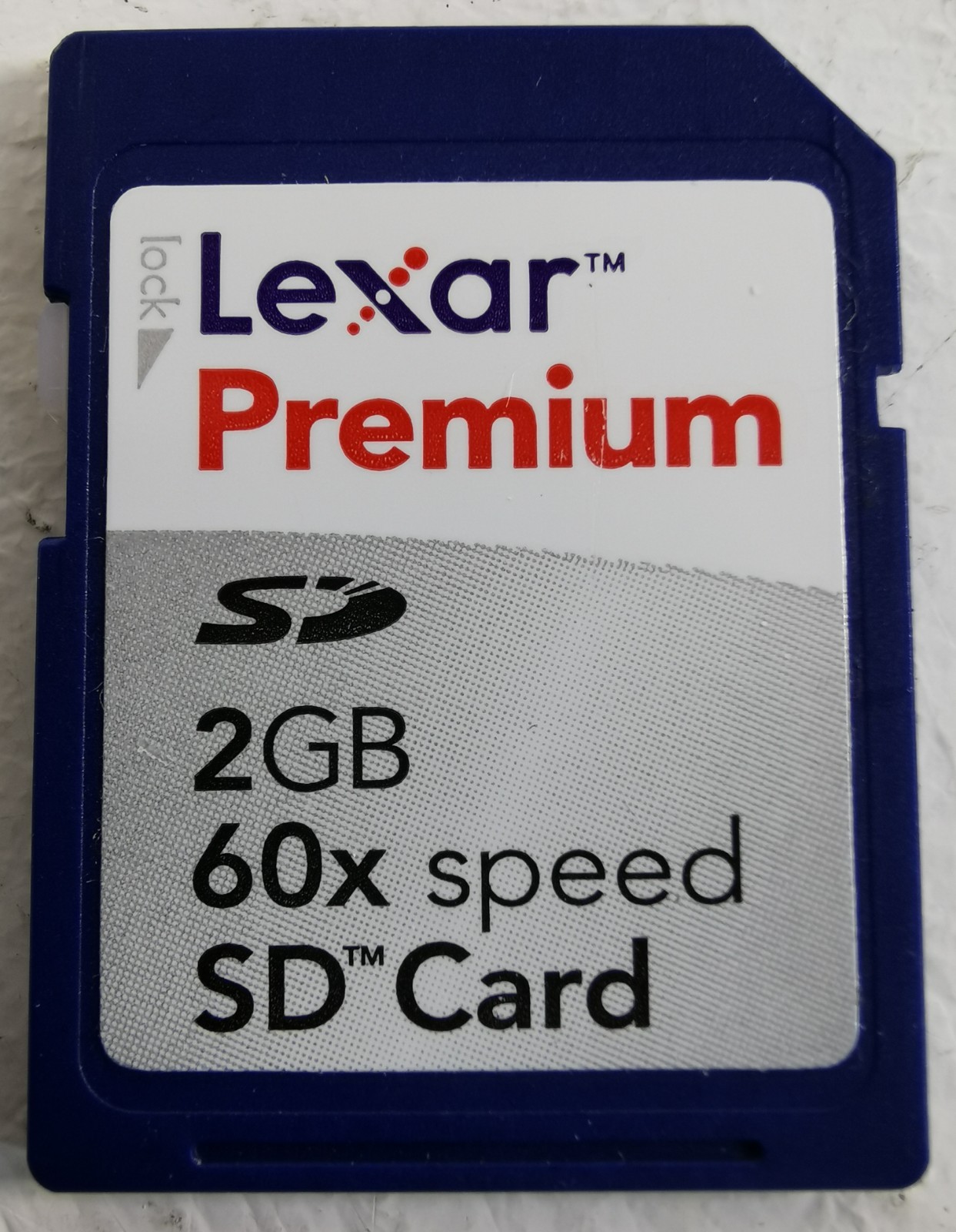 Lexar Premium 2GB SD Card 60x Speed Secure Digital Memory Card