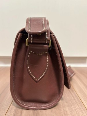 Vivienne Westwood Women's Shoulder Bag Brown Leather Orb Embossed