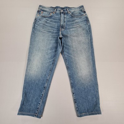 Levis 568 Herren Jeans Blau W36 L28 Loose Tapered Fit Premium Denim