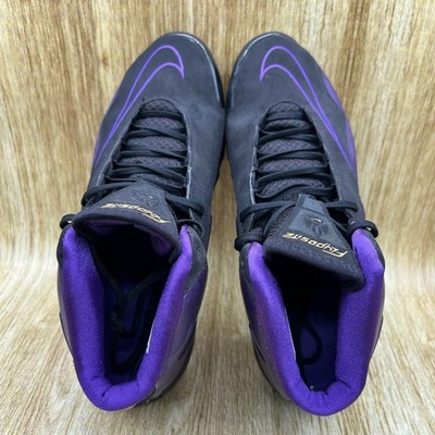 Nike Air Max Flyposite Men\'s Size 9.5 Sneaker Shoes Black Club Purple 536850-010 Size 9.5 - Nike Air Max Flyposite Black Club Purple for sale  main image 4