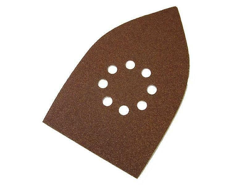 Faithfull Multi-Sander Sheets Hook & Loop Fine Grit (Pack 5) FAIAOMULTIF