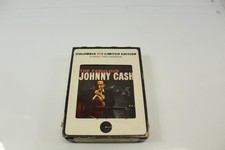 8 Track Tape Johnny Cash Collectible Re-Release of The Fabulous With Case