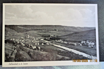 Alte AK Postkarte s/w Bollendorf a.d. Sauer Eifel 50er Jahre 1953 ungelaufen