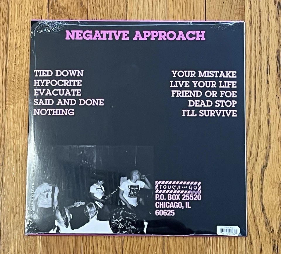 Negative Approach Tied Down LP Ltd Purple Vinyl Touch & Go 2020 Necros Effigies - Image 2 of 2