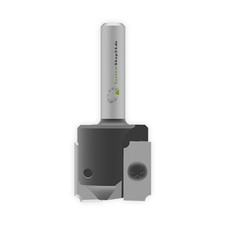 Systemshop24 Wendeplatten-Abrund- und Viertelstabfräser HM Z2 D25,4mm R2mm S8mm