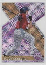 2019 Elite Extra Edition Status Purple Die-Cut /125 Jake Sanford Jacob #68 3c2