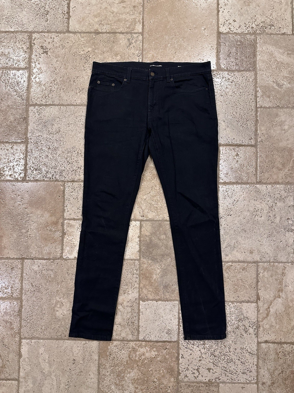 Jeans Saint Laurent Paris Anthony Vaccarello nero D02 denim