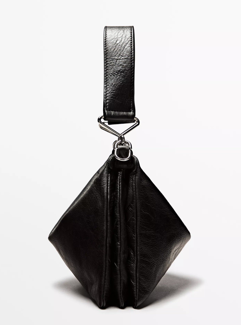 Massimo Dutti Small Nappa Leather Bag With Compartments -NEW & NO TAGS- RRP £169 image 3