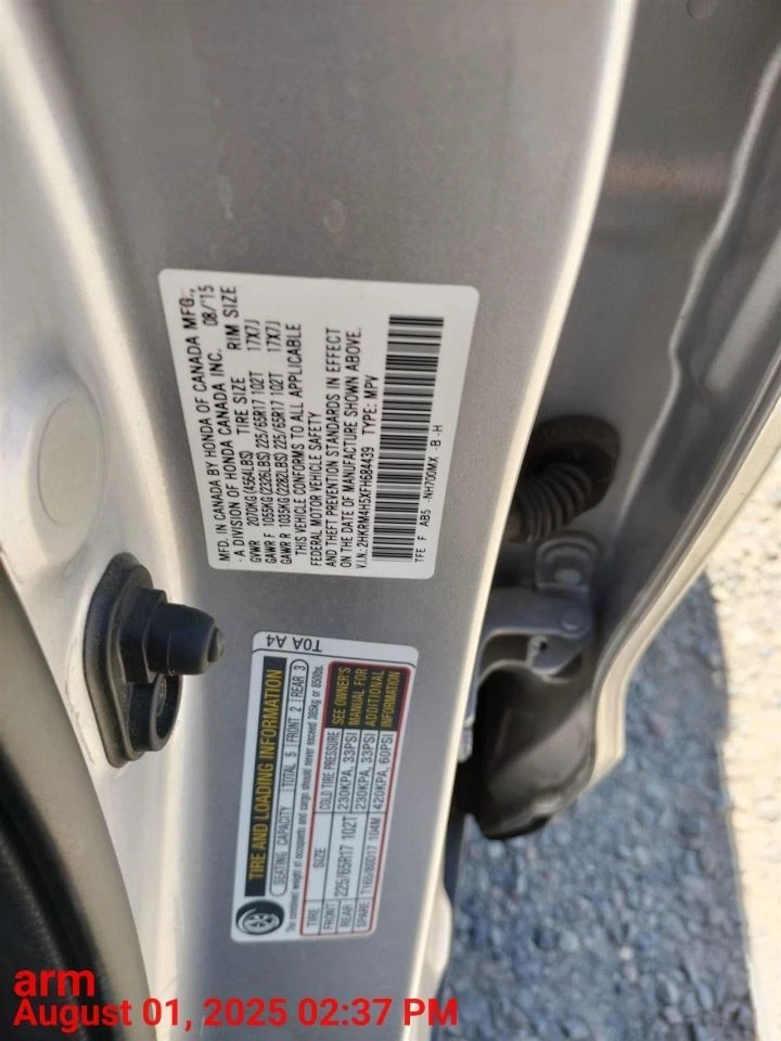 CHASIS CONTROL MODULE 48310-R7L-A61 2015-2016 HONDA CR-V Foto 3 de 4