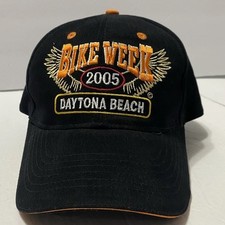 Vintage Daytona Hat 2005 Bike Week Daytona Beach Florida Baseball Strapback Cap