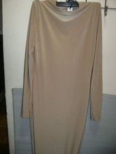 "Pretty Little Thing long Dress Light brown long Sleeve US 19 EUR 42UK 14