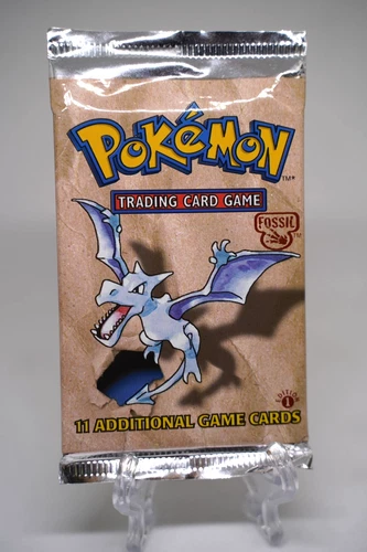 Pokémon TCG 1999 1st Edition Fossil Booster Pack Aerodactyl Art WOTC Sealed