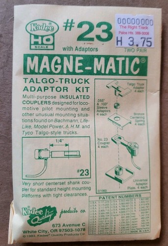 Kadee Magne-Matic HO Kupplungstest Set Nr. 13 (Neu Und Originalverpackt) In Seedorf BE Für CHF