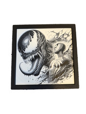 Marvel Themed Venom and Spiderman 3D Printed Framed Art
