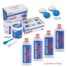 Dental Putty Fast Set PVS VPS Dental Impression Material Light  Heavy Body Fast