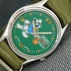 VINTAGE SEIKO AUTOMATIC 7009A JAPAN MENS DONALD DIAL WATCH a2824-U