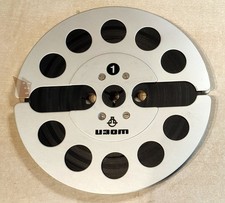 Filmspule ALUMINIUM D=14,5 cm++mit SUPER 8 Fi...
