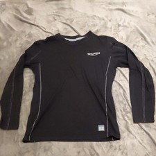 Triumph Motorcycles Size Small Long Sleeve T Shirt base layer 36 womens child