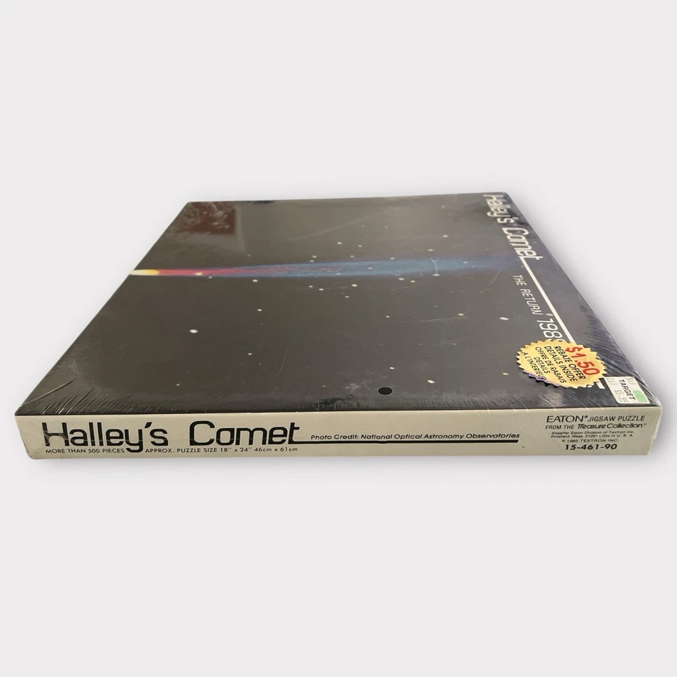 Vintage 1985 Eaton Jigsaw Puzzle “Halley's Comet” 500+pcs Rare Sealed NOS - Image 3 of 4
