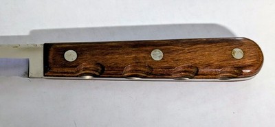 VINTAGE CASE XX 9-1/2  SLICER MIRACL-EDGE SERRATED KNIFE STAINLESS M-242 USA