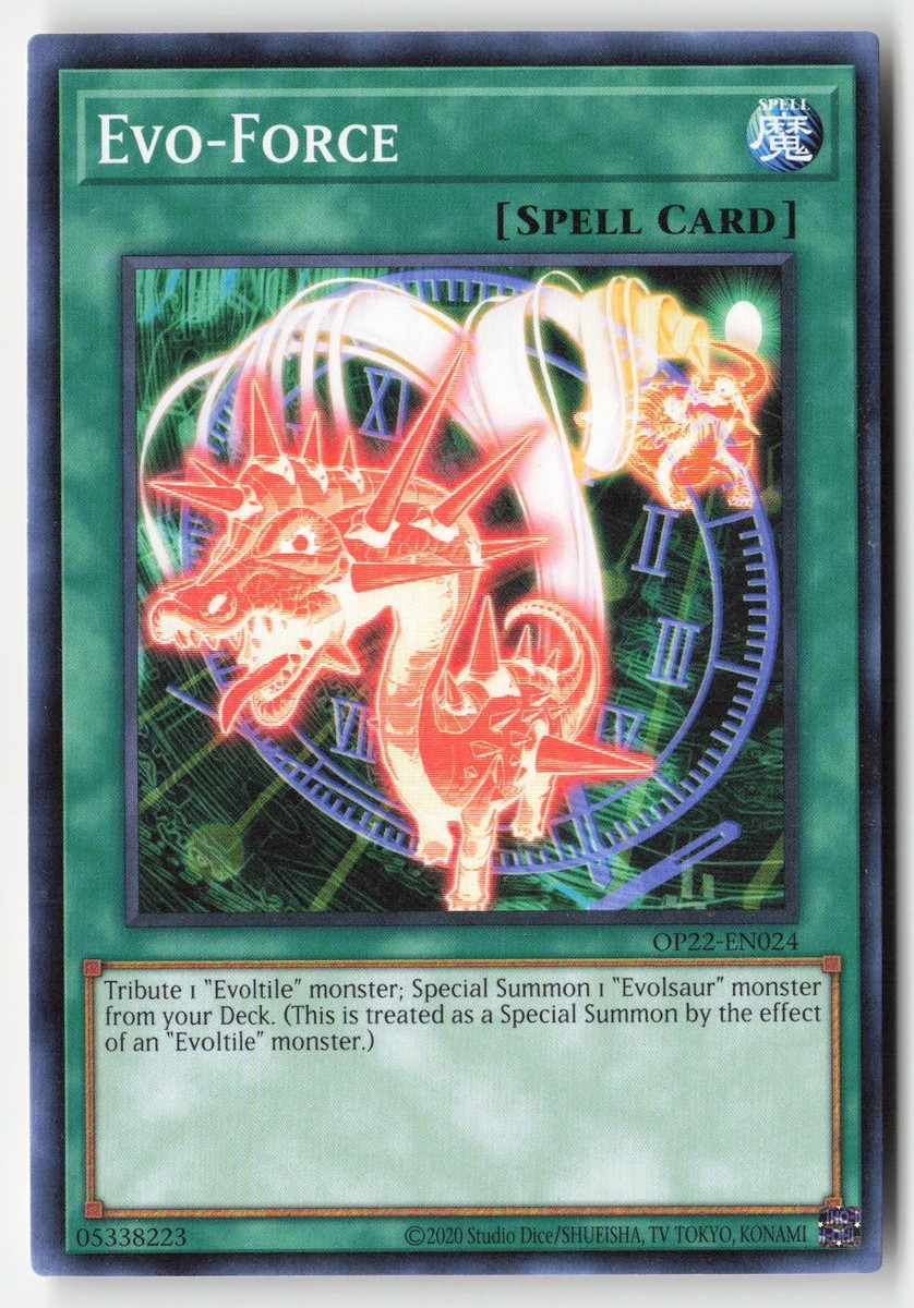 Yugioh - Evo-Force OP22-EN024 Unlimited - OTS Tournament Pack 22 | eBay