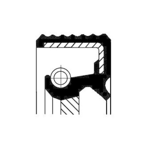 Corteco Wellendichtring, Differential Antriebsachse Eingang Hinten Vorne-image