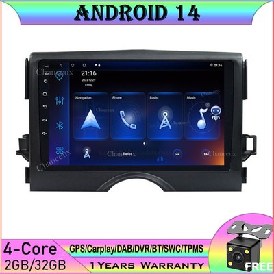 9''Android 14 Car Radio Carplay GPS SAT Navi Stereo For Toyota Mark X  2010-2016