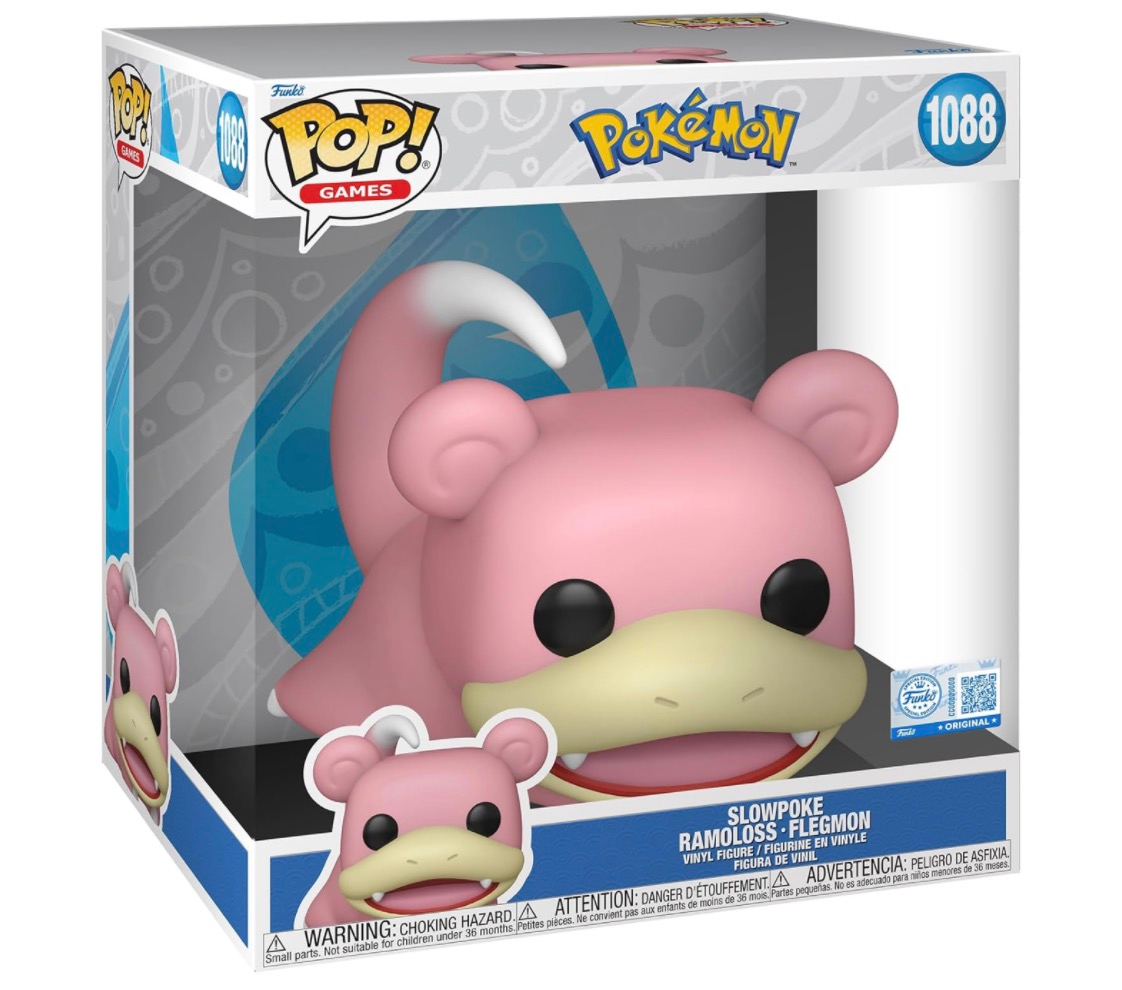Funko Pop! Games 1088: Pokemon Jumbo Slowpoke