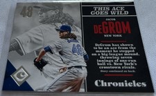 2017 Panini Chronicles Baseball Jacob deGrom New York Mets base card #6