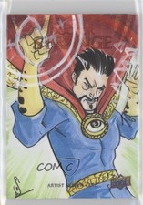 2016 Upper Deck Marvel Doctor Strange 1/1 Jason Sobol Auto Sketch p1l