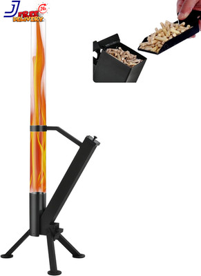 Wood Pellet Fire Pits for outside Portable Wood Pellet Heater Stainless Steel