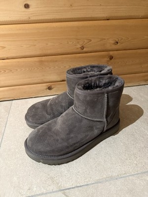 UGG Damen Ankle Boots Leder Grau Gr. EU 40