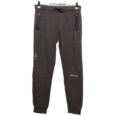 Yigga, Jogginghose, Größe: 164, Grau, Bio-Baumwolle/Polyester, Print #NQ9