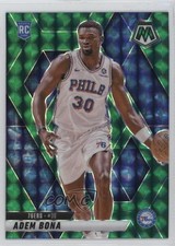 2024-25 Panini Mosaic Rookies Green Mosaic Prizm Adem Bona #210 04mf