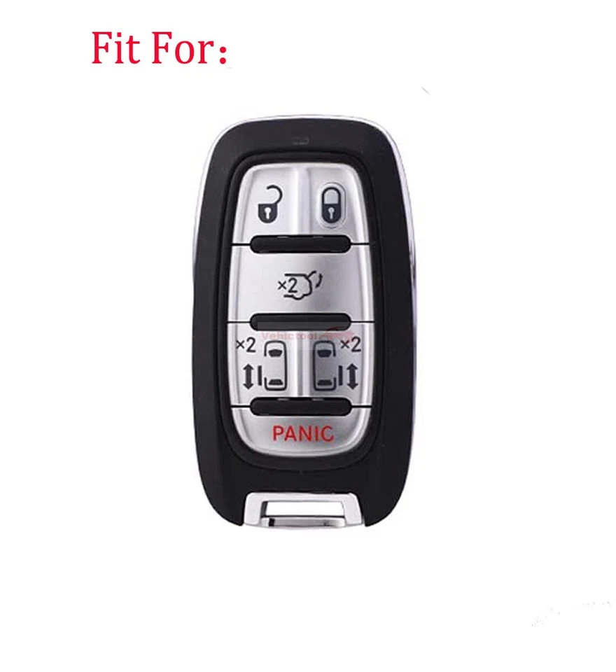 Funda Silicona Llavero Control Remoto Inteligente 6 Botones Ajuste Chrysler Pacifica Voyager Foto 2 de 4