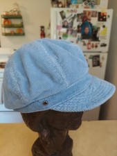 Liz Claiborne Corduroy Hat Blue Cottagecore Cabincore