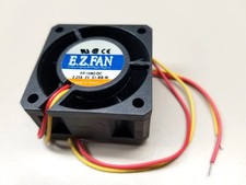 FP-108G/DC-5V-S1-BB-W, EZ FAN 40mm x 25mm 5V DC Cooling Fan  7.8 CFM