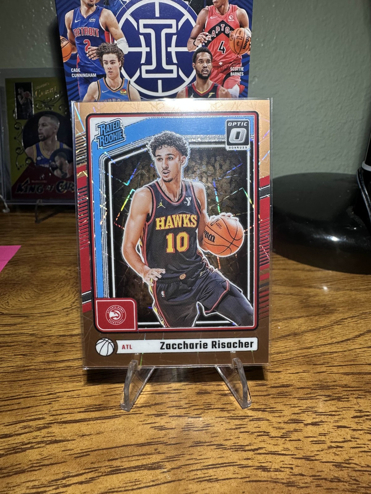 2024-25 Donruss Optic- Bronze Velocity Zaccharie Risacher Rated Rookie /125 #268