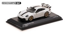 Minichamps 64 White Porsche 992.2 911 GT3 W/ Weissach Package 1:64 Car 640064221