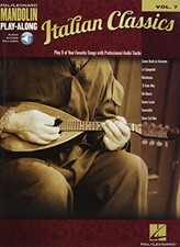 ITALIAN CLASSICS: MANDOLIN PLAY-ALONG VOLUME 7 By Hal Leonard Corp.  Mint 
