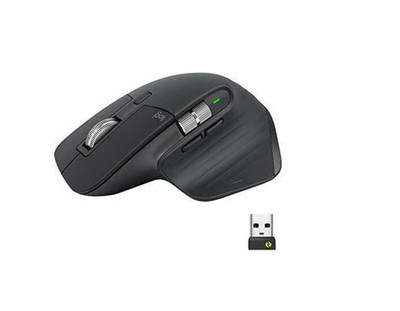 Logitech MX Master 3 Advanced Wireless Mouse Graphite Bluetooth USB-C