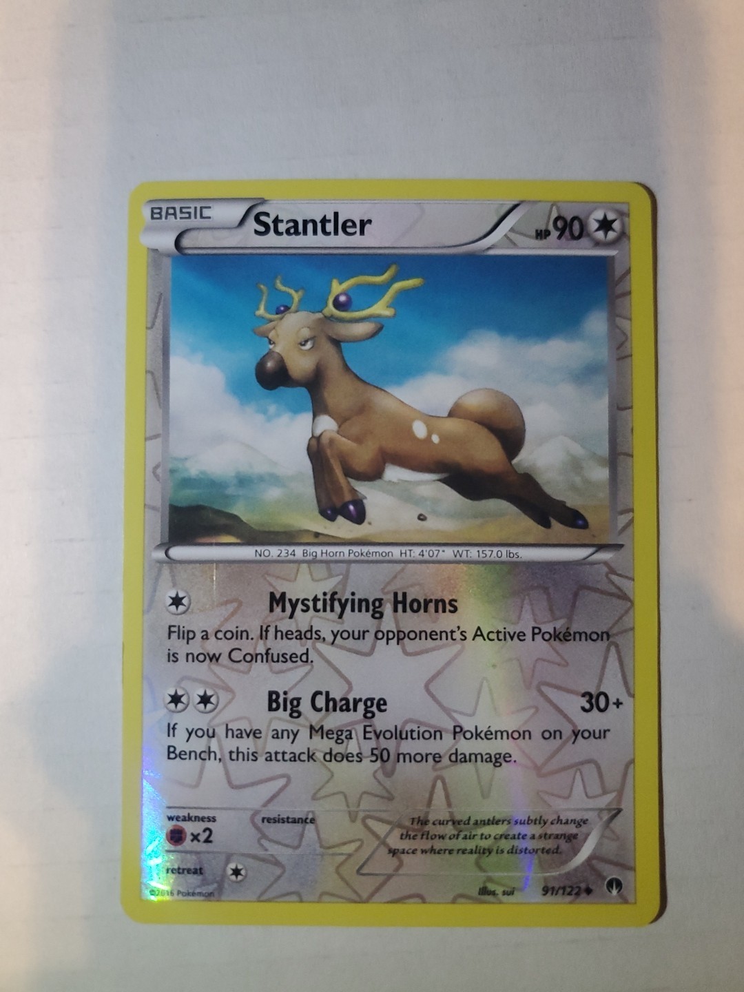 Stantler 91/122 Breakpoint Reverse Holo