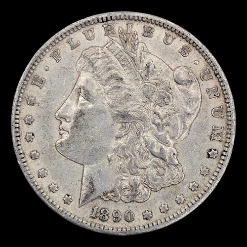 1890-S Morgan Silver Dollar $1 – Better Date – VF – 90% Silver – Nice Coin