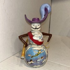 Jim Shore Disney Traditions Snowman - Peter Pan Capt. Hook 4051971 DAMAGE