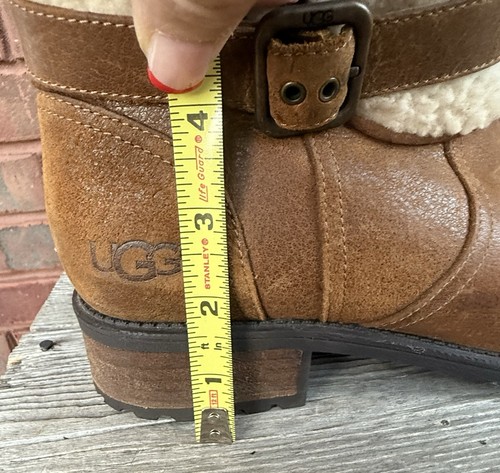 NUOVI stivali Ugg Blayre II da donna taglia 9 foderati in pelle di pecora marrone castagno 1008220 - Foto 4 di 18