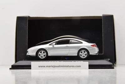 PEUGEOT 407 COUPE 2006 SILVER NOREV 1/43 NEUVE EN BOITE PROMOTIONNELLE - Photo 1/4