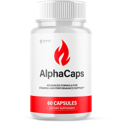 (1 Pack) Alpha Caps Advanced Male Pills Formula AlphaCaps Supplement 60 Capsules