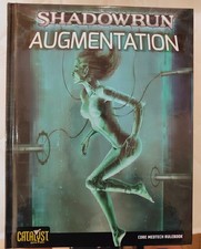 Shadowrun Augmentation 4e / 4th edition Hardcover RPG - rare 2nd cover & errata