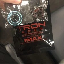 TRON IMAX EXCLUSIVE ARES LEGACY LIMITED EDITION PIN SET 2025 SEALED DISNEY